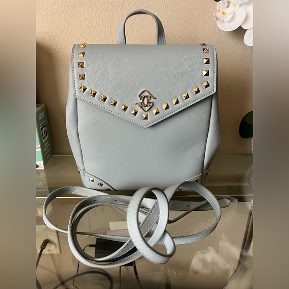 Glass Ladder & Co Diana Mini Convertible Backpack with Wallet - Catalina/Studded - Picture 9 of 13